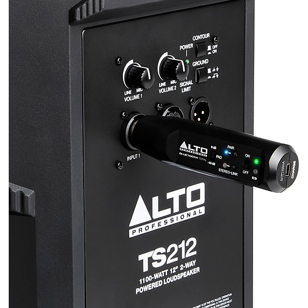 Alto Professional Total XLR Bluetooth Receiver A Black