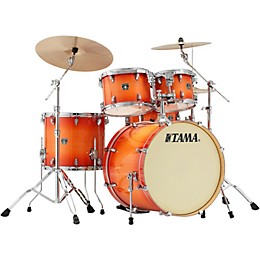 TAMA Superstar Classic 5-Piece Shell Pack With 22" Bass Drum Tangerine Lacquer Burst