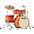 TAMA Superstar Classic 5-Piece Shell ... TAMA Superstar Classic 5-Piece Shell Pack With 22" Bass Drum Tangerine Lacquer Burst