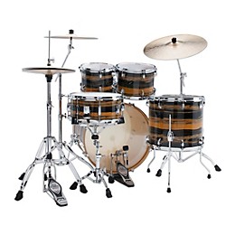 TAMA Superstar Classic 5-Piece Shell Pack With 22" Bass Drum Natural Ebony Tiger Wrap