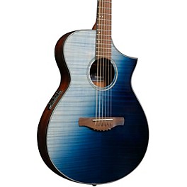 Ibanez AEWC32FM Thinline Acoustic-Electric Guitar Dar... Ibanez AEWC32FM Thinline Acoustic-Electric Guitar Indigo Sunset Fade