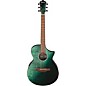 Ibanez AEWC32FM Thinline Acoustic-Electric Guitar Dark Green Sunset Fade