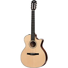 Taylor 300 Series 314ce-N Grand Auditorium Nylon String Acoustic-Electric Guitar Natural