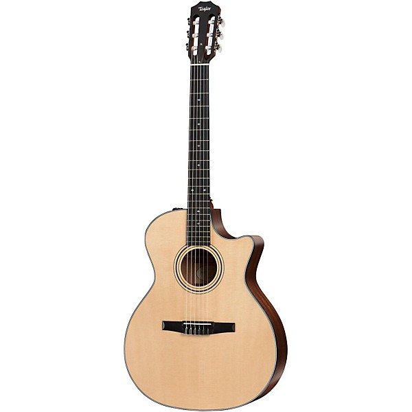 Taylor 300 Series 314ce-N Grand Auditorium Nylon String Acoustic-Electric Guitar Natural