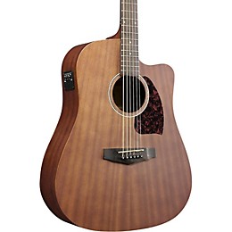 Ibanez Performance Series PF12MHCEOPN Mahogany Dreadnought Acoustic-Electric Guitar Satin Natural