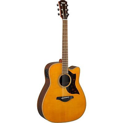 Yamaha A-Series A1r Cutaway Dreadnought Acoustic-Electric Guitar Vintage Natural for sale