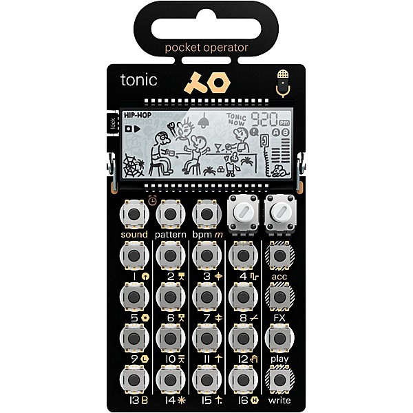 teenage engineering Pocket Operator PO-32 tonic Black