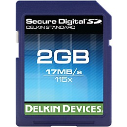 Delkin 2GB SD 115X Memory Card