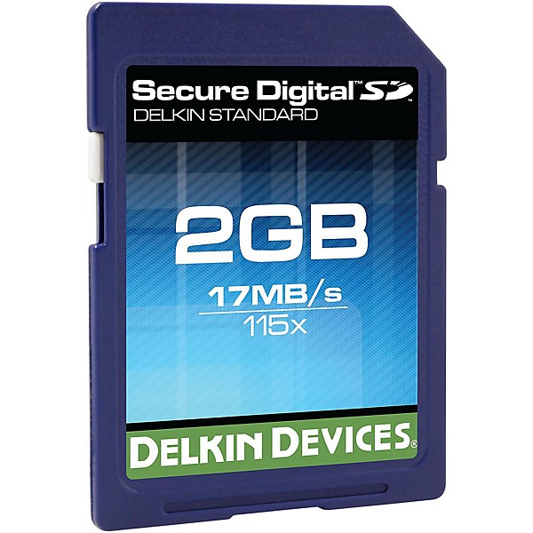 Delkin 2GB SD 115X Memory Card