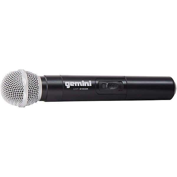 Gemini UHF-01M Wireless Handheld Microphone System F4