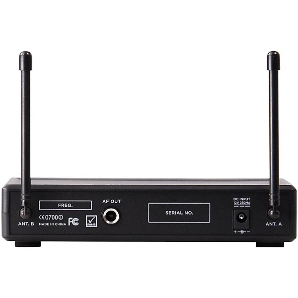 Gemini UHF-02M 2-Channel Wireless Handheld Microphone System, 517.6/521.5mHz S34