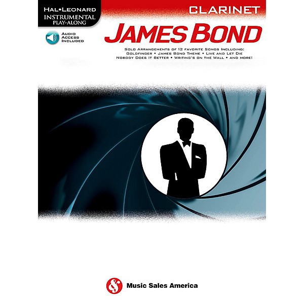 Music Sales James Bond For Clarinet - Instrumental Play-Along Book/Online Audio