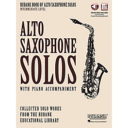 Hal Leonard Rubank Book of Alto Sax Solos - Intermediate Level Book/Audio Online