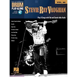 Hal Leonard Stevie Ray Vaughan - Drum Play-Along Volume 40 Book/Audio Online