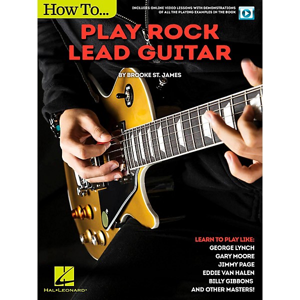Hal Leonard How to Play Rock Lead Guitar Book/Video Online
