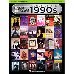 Hal Leonard Songs Of The 1990s - The New Decade Series E-Z Play Today Volume 369