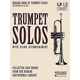 Hal Leonard Rubank Book of Trumpet Solos - Intermediate Level Book/Audio Online