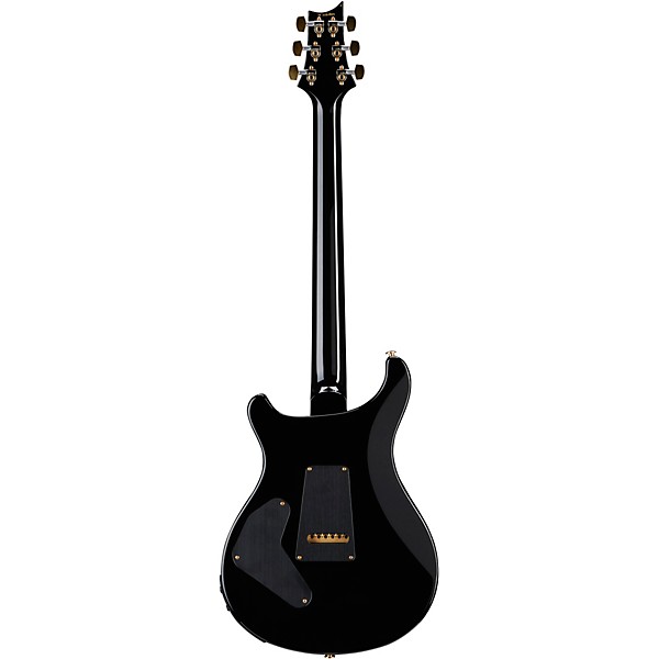 PRS Custom 24 Piezo with Pattern Thin Neck, 10 Top Electric Guitar Charcoal Burst