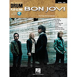 Hal Leonard Bon Jovi - Drum Play-Along Volume 45 (Book/Audio Online)