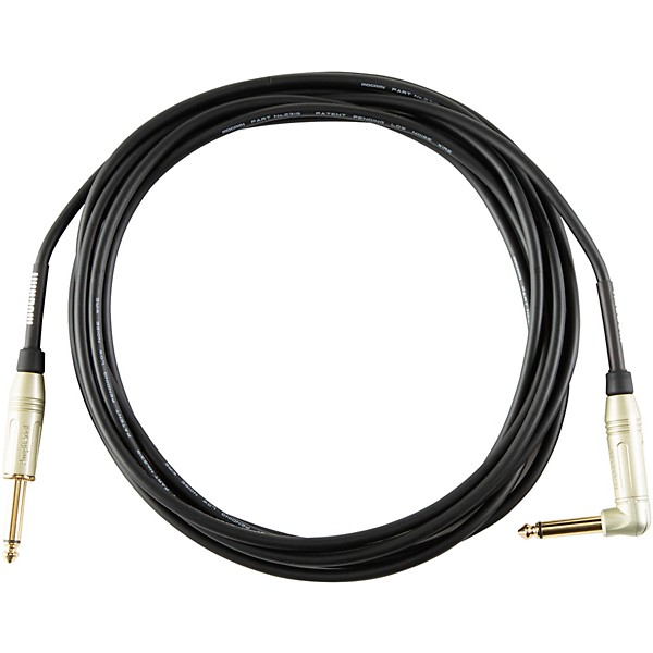 Mogami Silver Right Angle Instrument Cable - 12 ft.