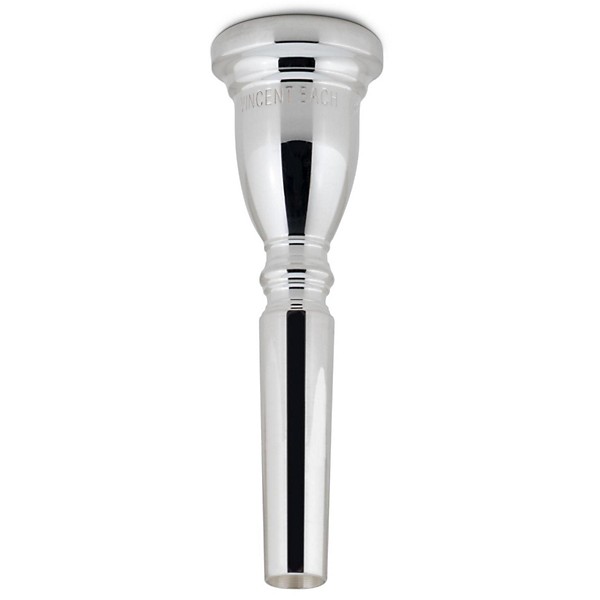 Bach Commercial Series Shallow Cup Trumpet Mouthpiece in Silver 5S