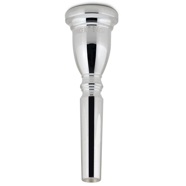 Bach Commercial Series Shallow Cup Trumpet Mouthpiece in Silver 10.5S