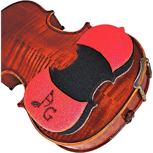 AcoustaGrip Prodigy Red Violin and Viola Shoulder Rest Red