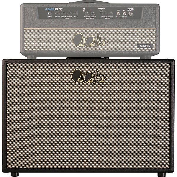 PRS John Mayer J-MOD Stealth 130W 2X12 Guitar Amplifier Speaker Cabinet Black