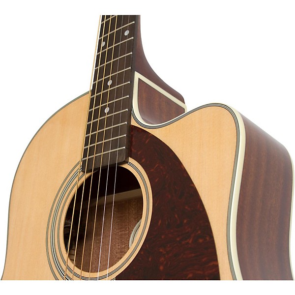 Epiphone J-15 EC Deluxe Acoustic-Electric Guitar Natural