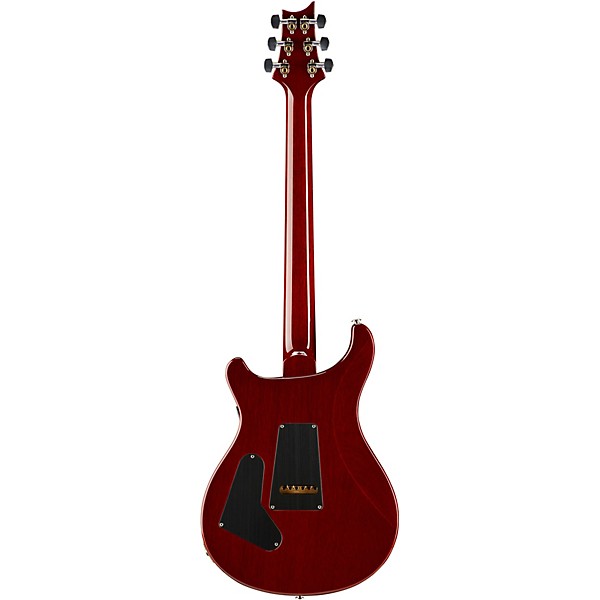 Platinum PRS Custom 24 with Carved Top Electric Guitar Blood
