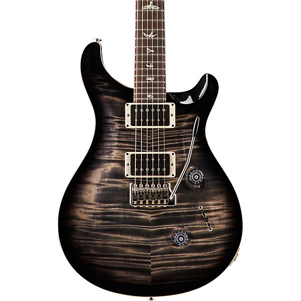 PRS Custom 24 with Carved Top Electric Guitar Charcoal Burst