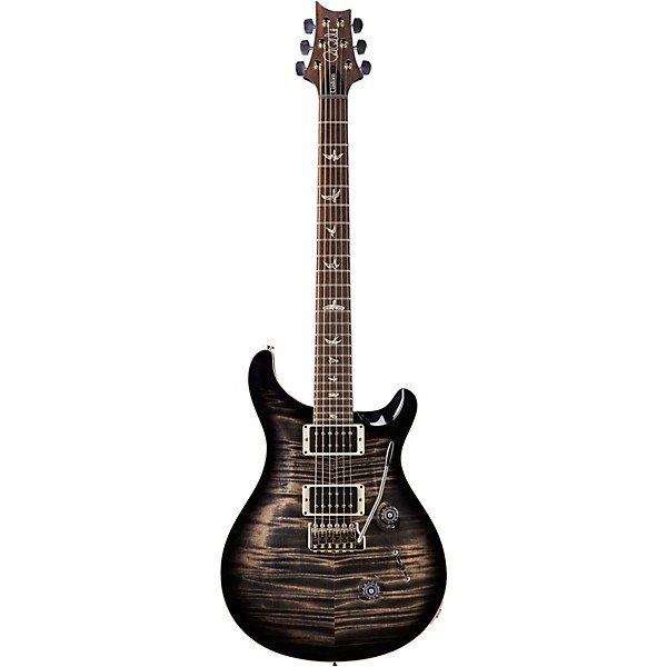 PRS Custom 24 with Carved Top Electric Guitar Charcoal Burst