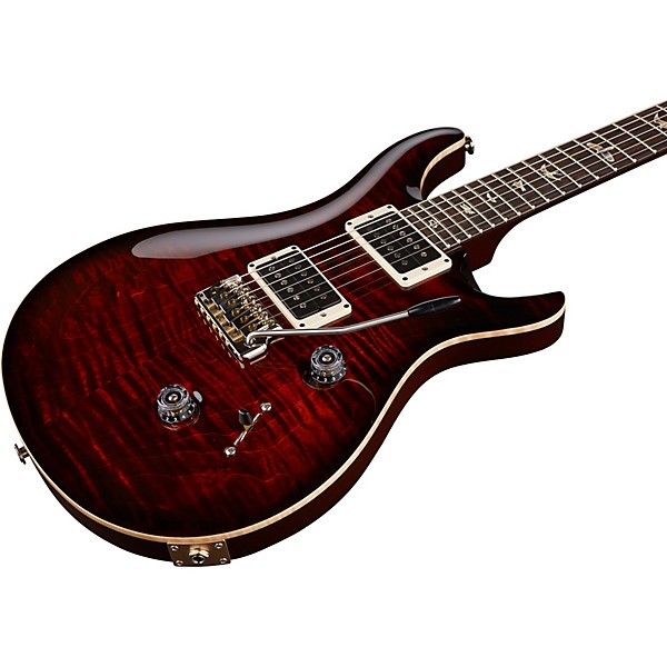 PRS Custom 24 with Carved Top Electric Guitar Fire Red Burst