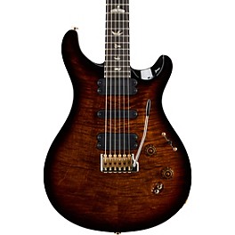 PRS 509 10 Top with Pattern Regular Neck Electric Guitar Black Gold Burst