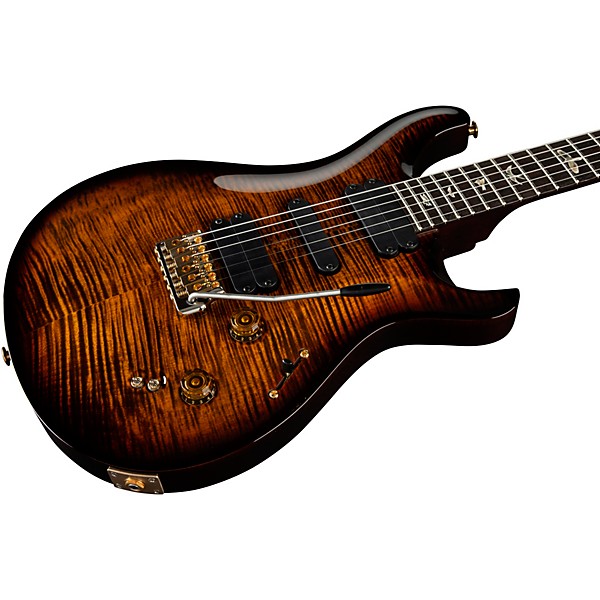 PRS 509 10 Top with Pattern Regular Neck Electric Guitar Black Gold Burst