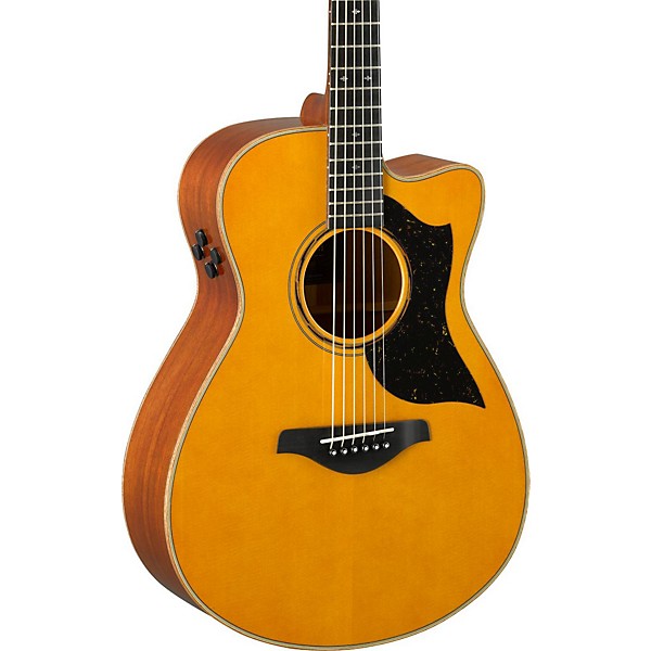 Open Box Yamaha AC5M A-Series Concert Acoustic-Electric Guitar Level 2 Vintage Natural 190839683700