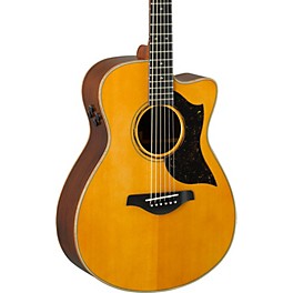 Yamaha A-Series AC5R Cutaway Concert Acoustic-Electric Guitar Vintage Natural