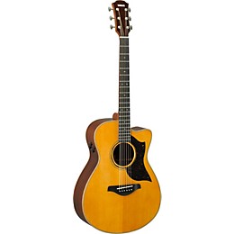 Open Box Yamaha A-Series AC5R Cutaway Concert Acoustic-Electric Guitar Level 2 Vintage Natural 197881121341