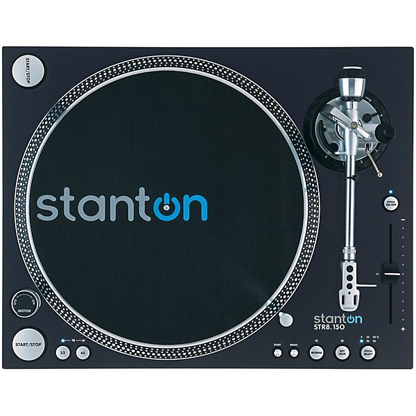 Open Box Stanton STR8.150 M2 Direct Drive Professional DJ Turntable with Straight Tone Arm Level 1