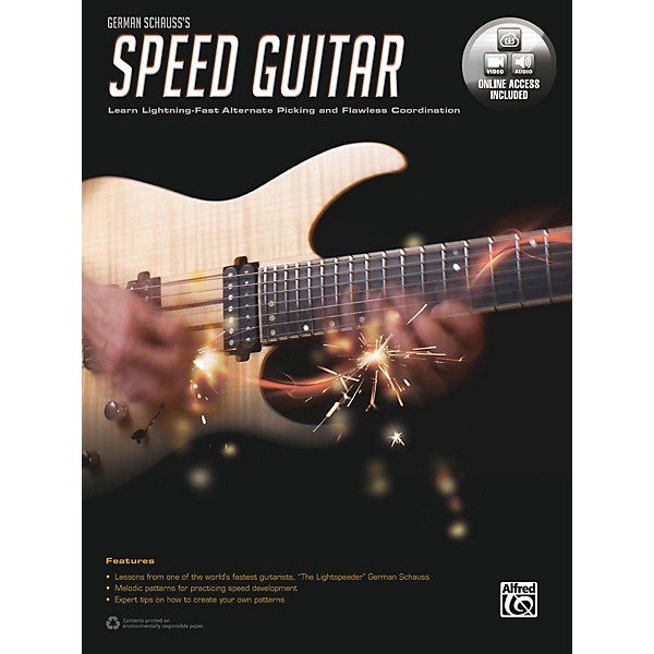 Alfred German Schauss's Speed Guitar Book & Online Audio & Video