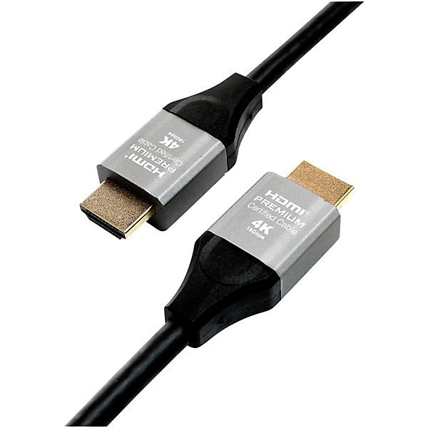 Tera Grand Premium HDMI Cable Certified 2.0 - 4K UltraHD with Aluminum Housing 3 ft. Black