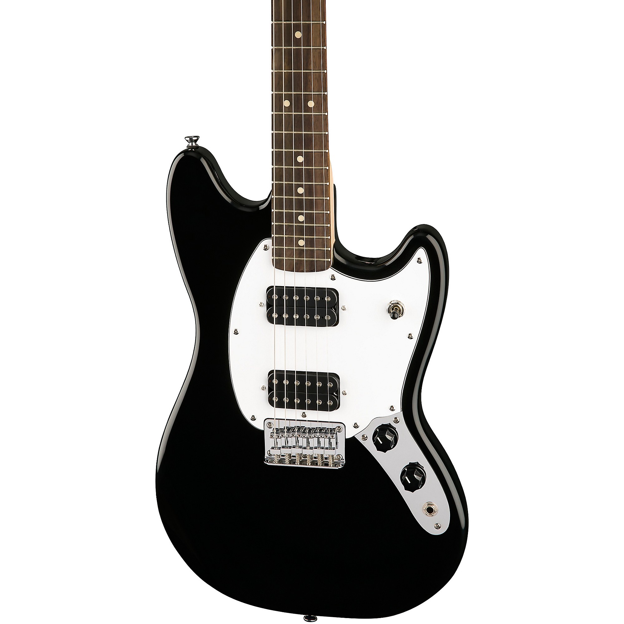 Squier Bullet Mustang エレキギター ブラック Squier Bullet Mustang HH Rosewood Fingerboard Black | Guitar Center