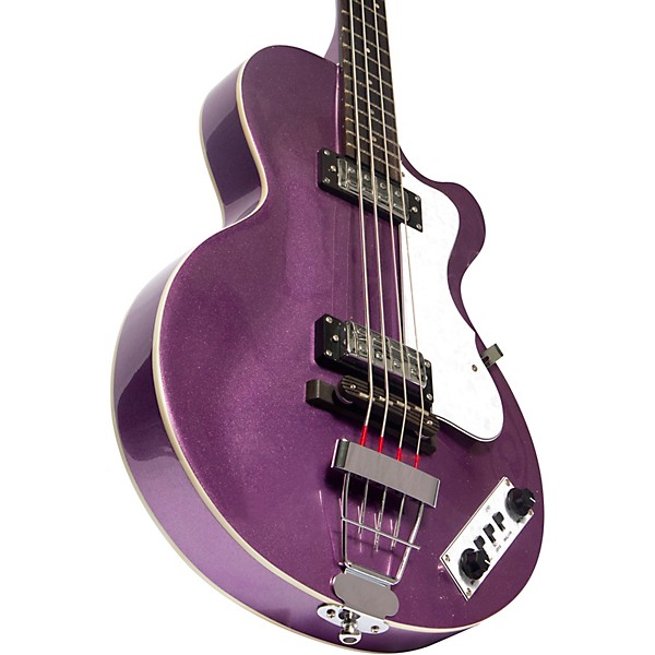 Hofner LTD Ignition Club Electric Bass Pink | Guitar Center