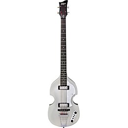 Open Box Hofner Igntion LTD Violin Electric Bass Guitar Level 2 Silver Sparkle 888366041697