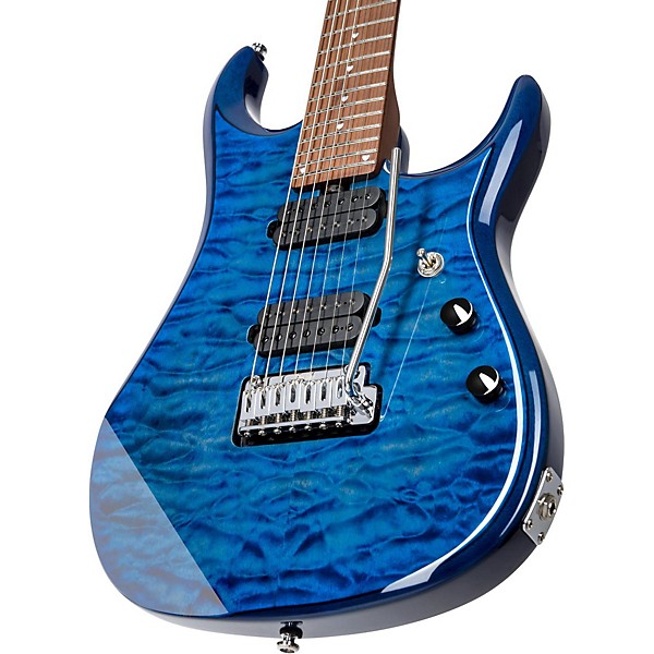 Open Box Sterling by Music Man John Petrucci Signature Series 7 String Electric Guitar Level 2 Neptune Blue 194744024092