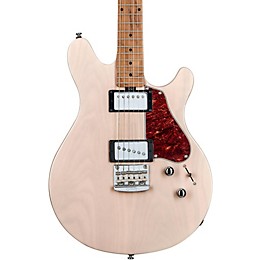 Sterling by Music Man James Valentine Signature Series 6 String Electric Guitar Transparent Buttermilk