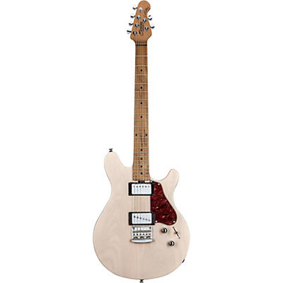 Sterling By Music Man James Valentine Signature Series 6 String Electric Guitar Transparent Buttermilk for sale