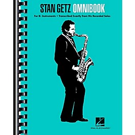Hal Leonard Stan Getz Omnibook For B-Flat Instruments
