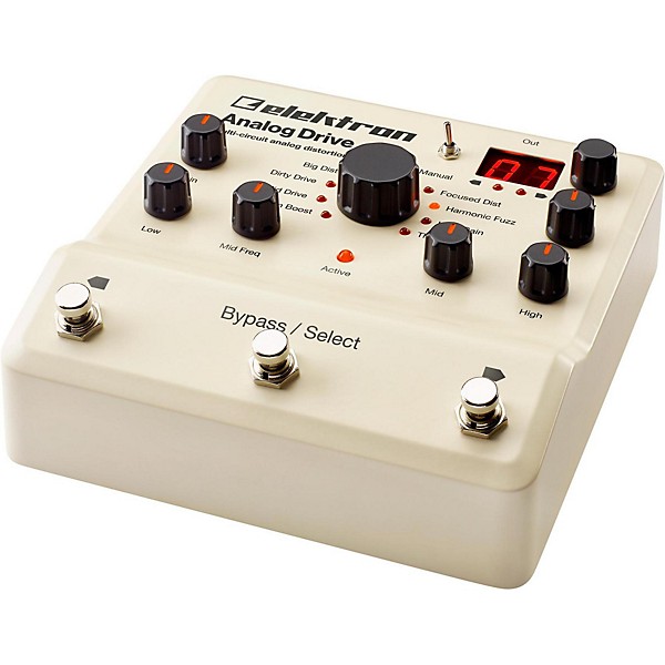 Open Box Elektron Analog Drive Multi-Circuit Analog Distortion Unit Pedal Level 1