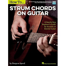 Hal Leonard How to Strum Chords on Guitar (Book/Video Online)
